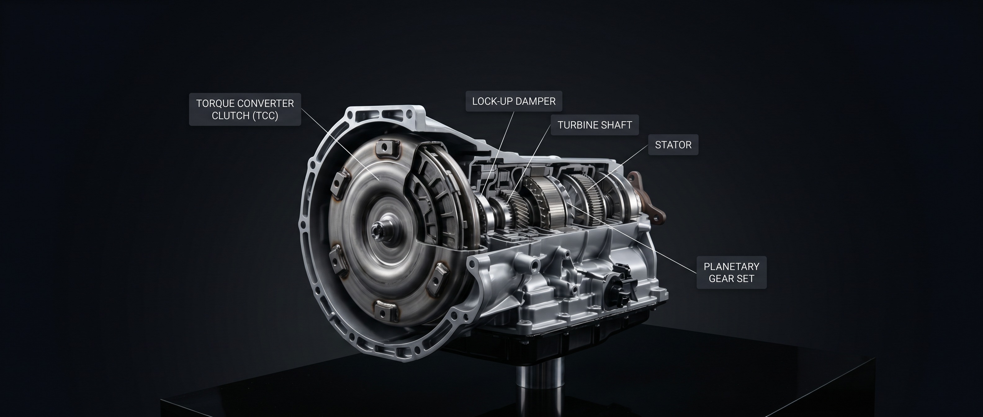 What does it mean when a torque converter locks up?