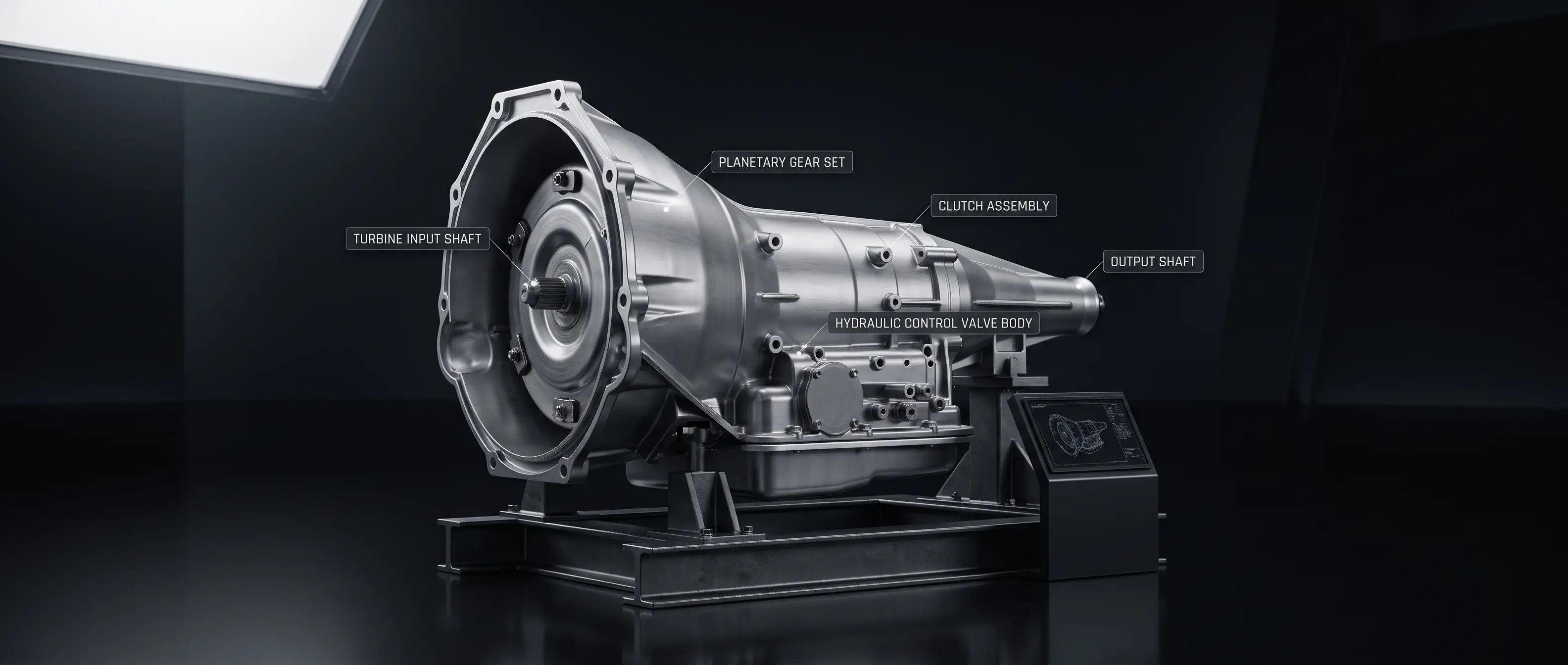 GM 2-Speed Automatic Transmission Dimensions