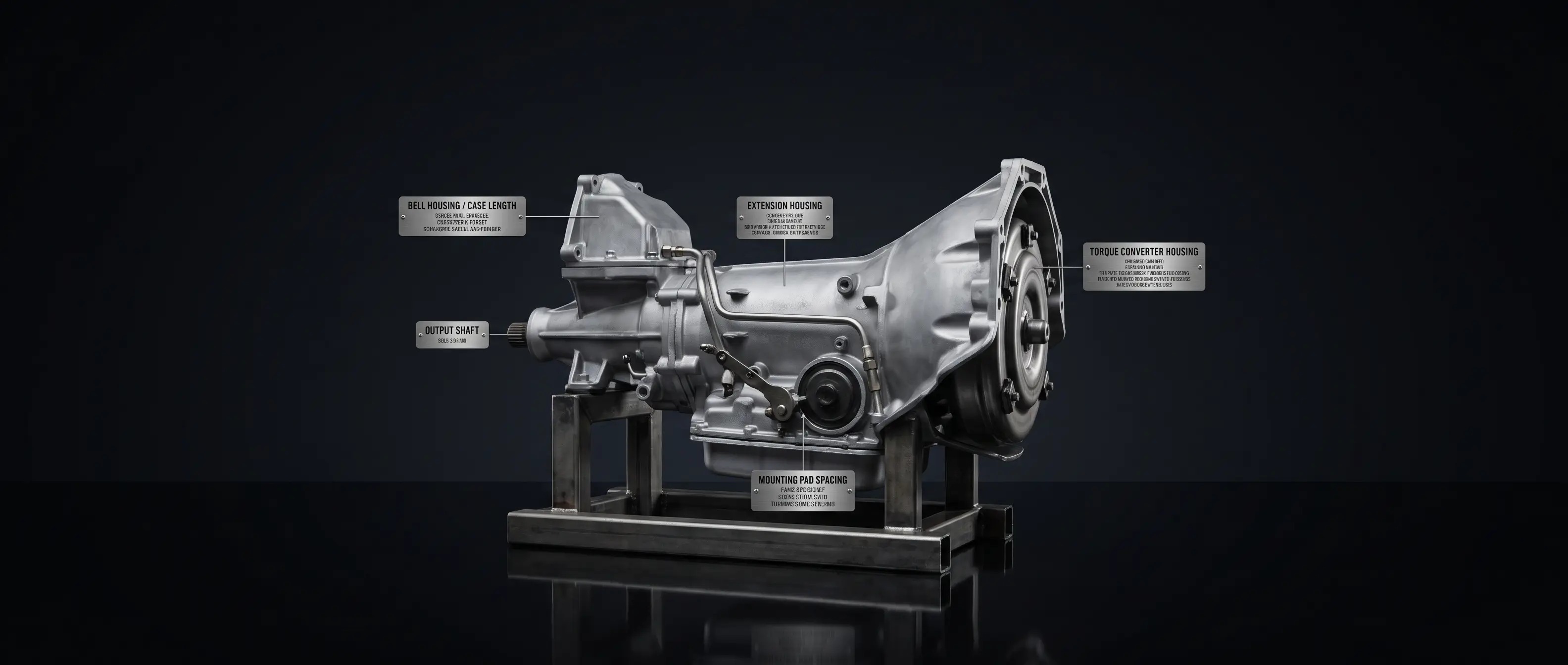 Chrysler 3-Speed Automatic Transmission Dimensions