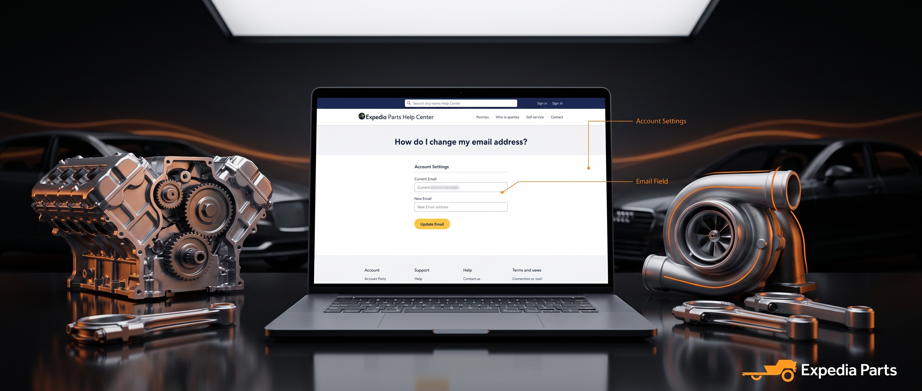 How do I change my email address?