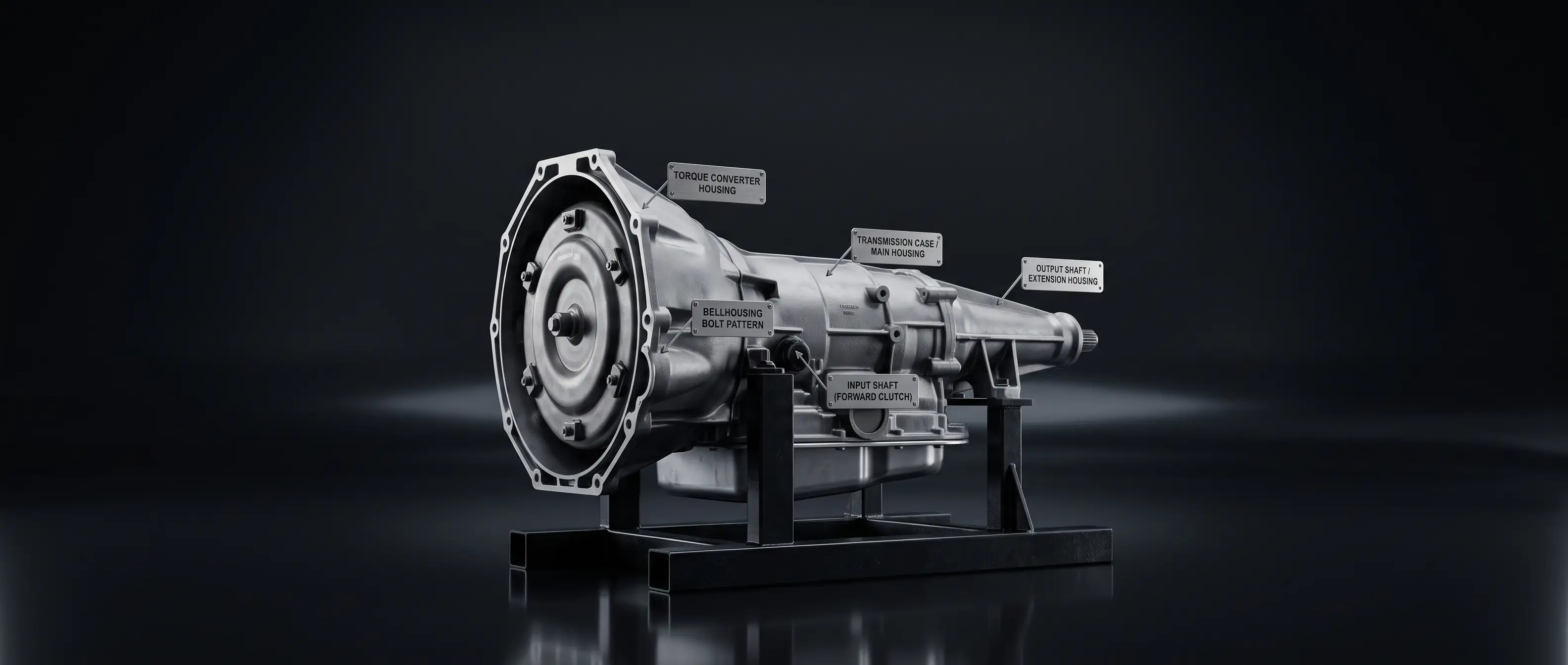 Ford 4-Speed Overdrive Transmission Dimensions