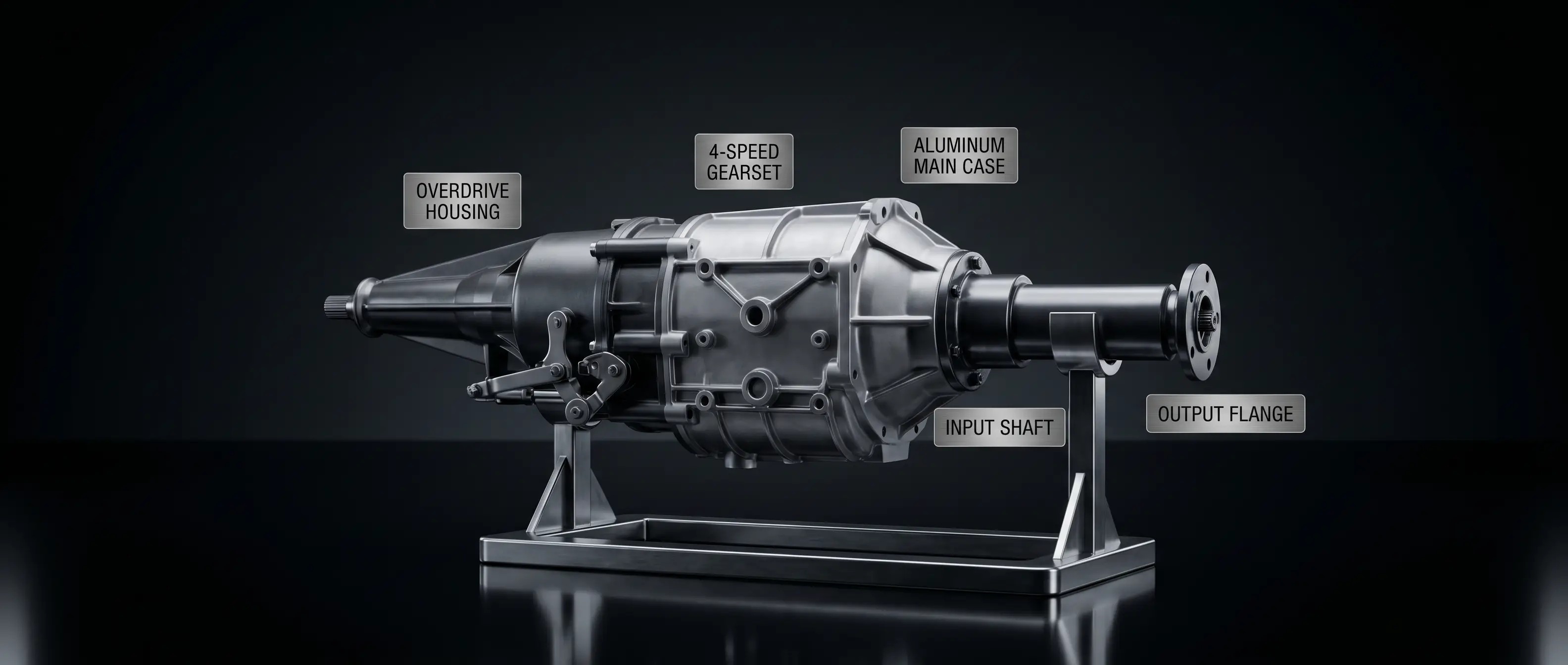 Chrysler 4-Speed Overdrive Transmission Dimensions