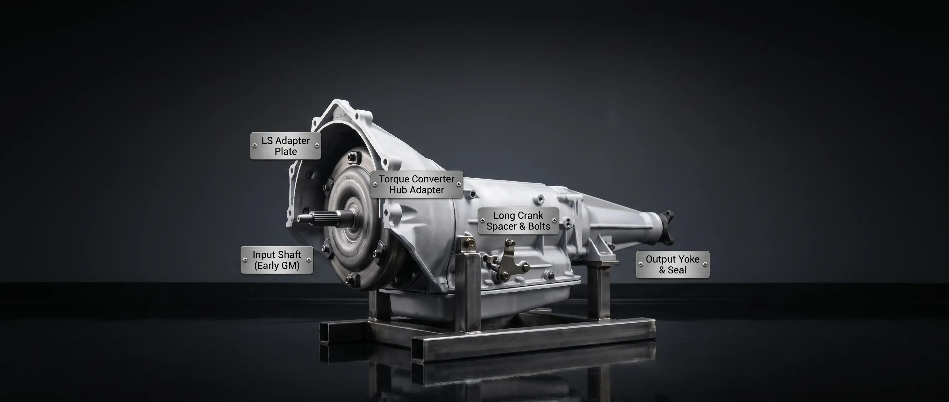 I have an early LS engine with a long crank. What do I need for my old GM automatic?