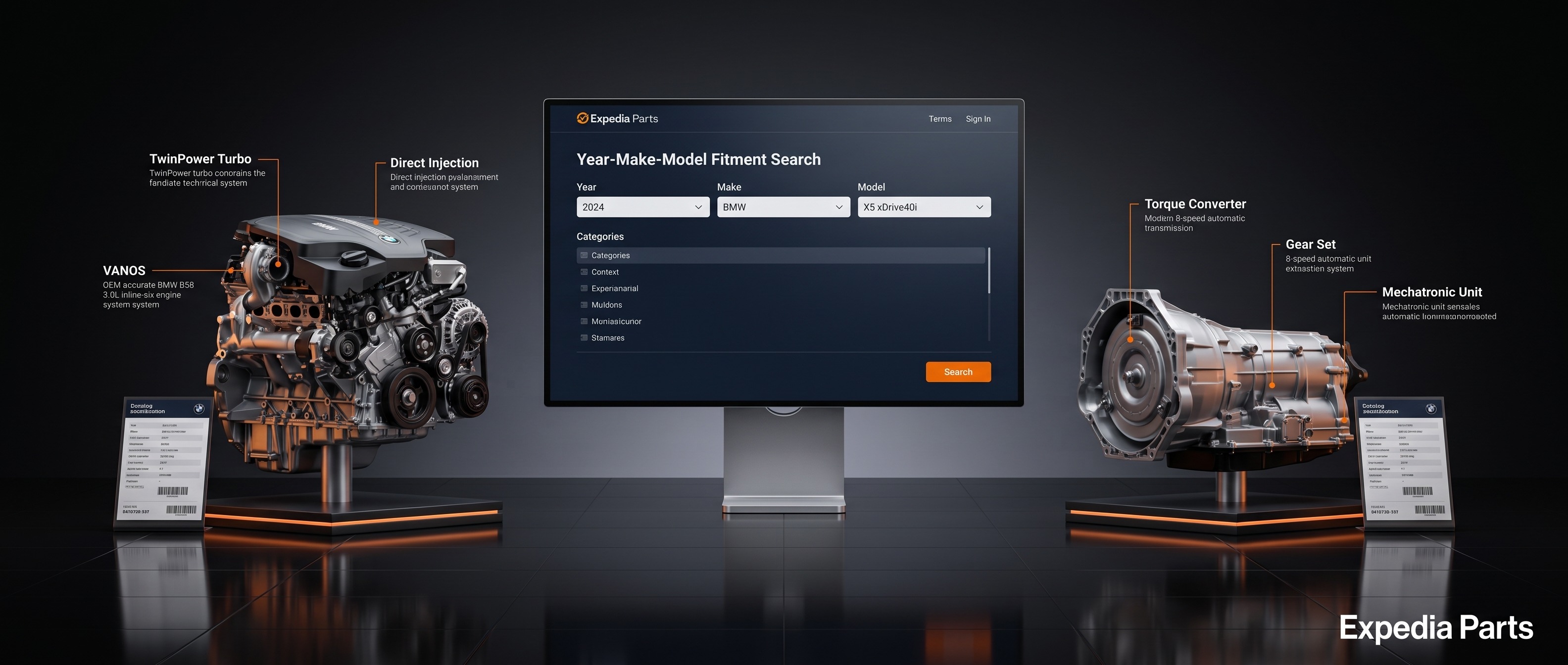 How do I search for a part?
