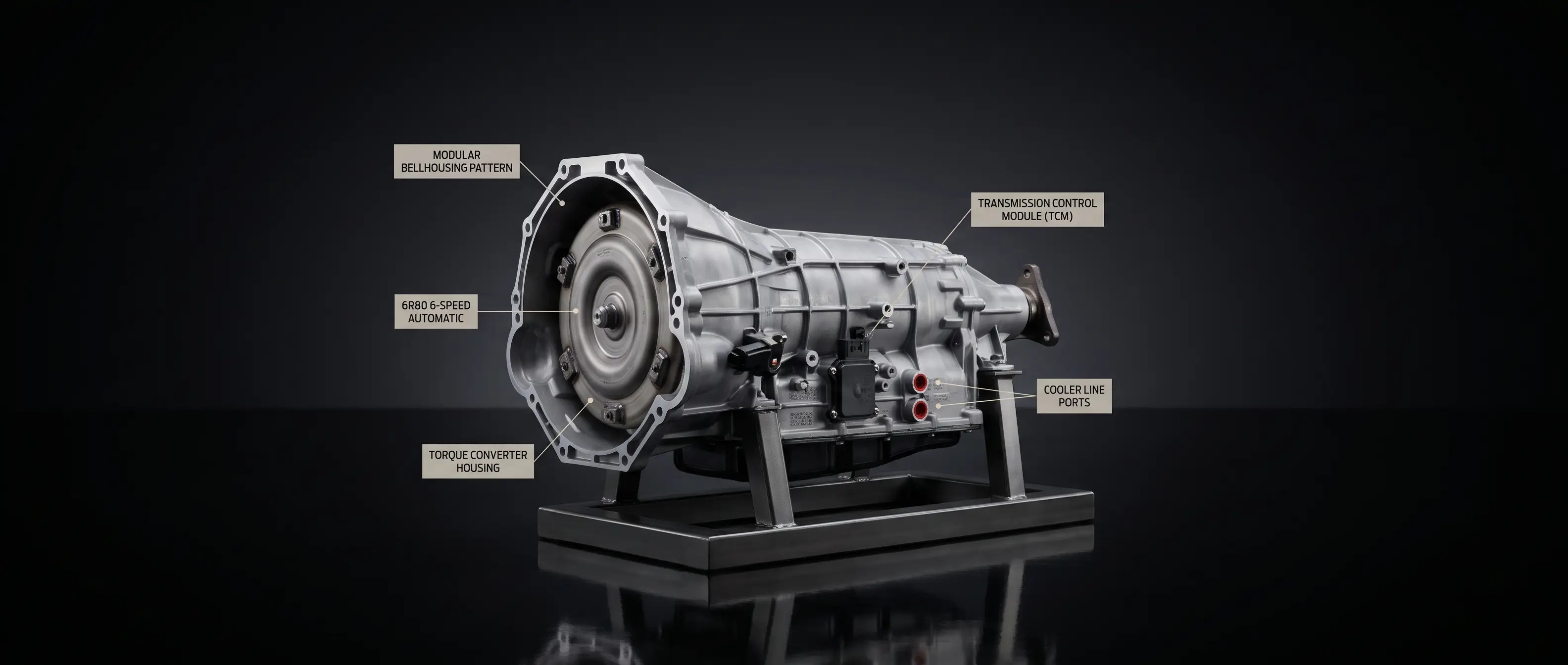 What Ford automatic transmissions work with Modular pattern engines?